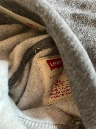 Sudadera Levi’s gris nueva con etiqueta