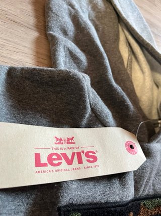 Sudadera Levi’s gris nueva con etiqueta
