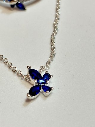 Conjunto estilo Pandora Corazón y Mariposa