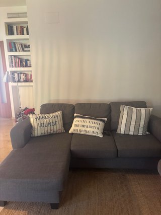 Sofá Chaise Longue Gris