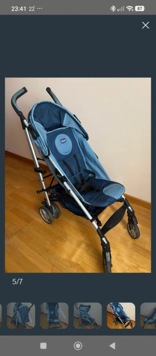 Silla de paseo Chicco Liteway azul