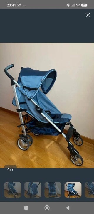 Silla de paseo Chicco Liteway azul