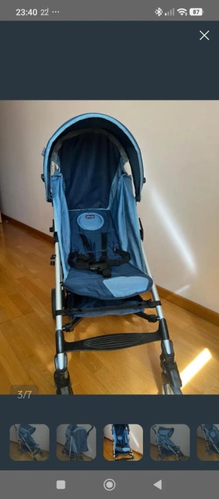 Silla de paseo Chicco Liteway azul