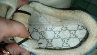 Zapatillas Gucci Screener Cristales Mujer 35
