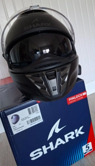 Casco Shark Spartan RS con Intercomunicador