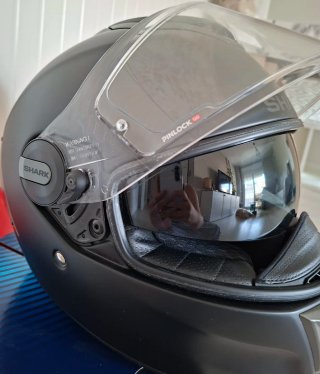 Casco Shark Spartan RS con Intercomunicador