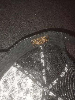 Gorra Von Dutch Originales Negra y Blanca
