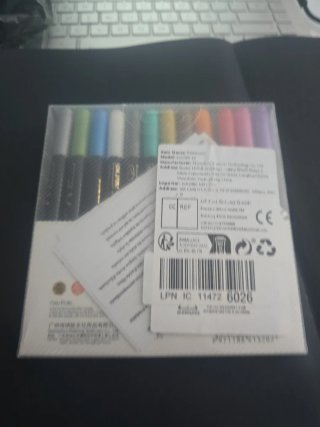 12 Rotuladores Metálicos Color Pen