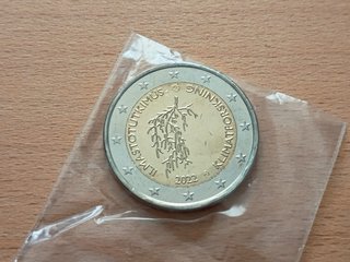 Moneda 2 Euros Conmemorativa SC Latvia 2020