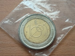 Moneda 2 Euros Conmemorativa SC Latvia 2020