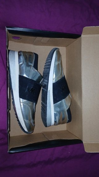 Zapatillas Michael Kors Talla 38 Plata