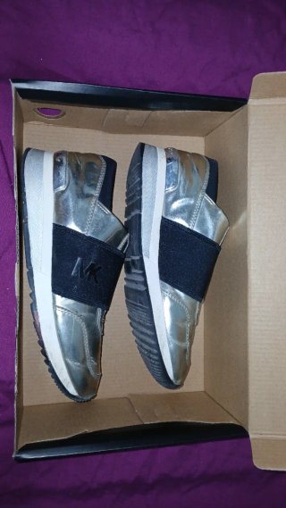 Zapatillas Michael Kors Talla 38 Plata