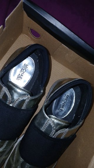 Zapatillas Michael Kors Talla 38 Plata