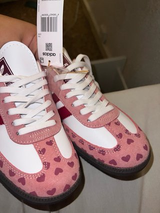 Adidas Samba Corazón Rojo Blanco