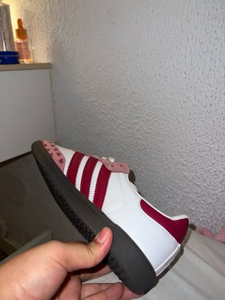 Adidas Samba Corazón Rojo Blanco
