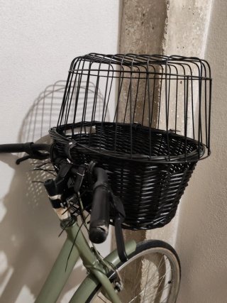 Bicicleta paseo con cesta delantera