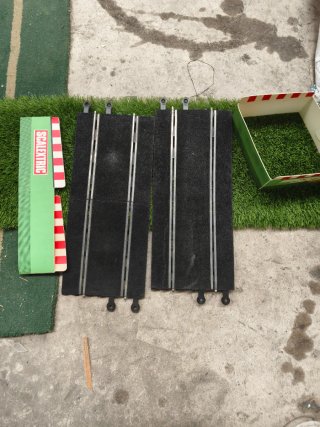 Lote Pistas y Caja Puente Scalextric SRS