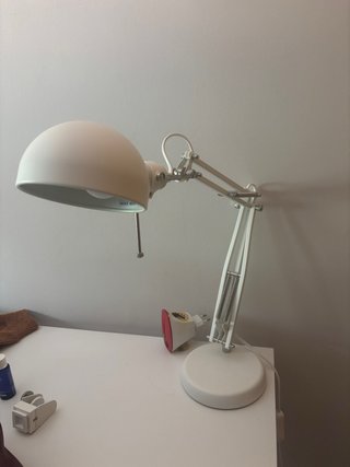 Lampara de Flexo de escritorio blanco
