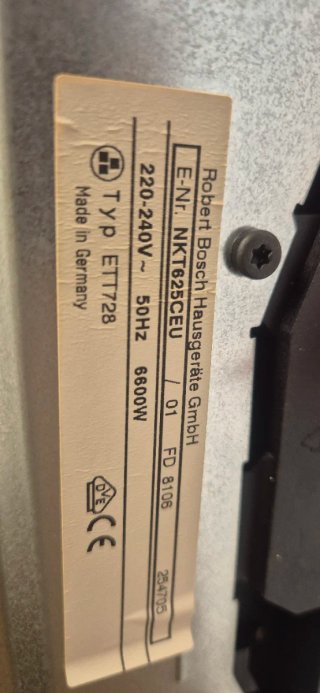 Horno + placa Bosch