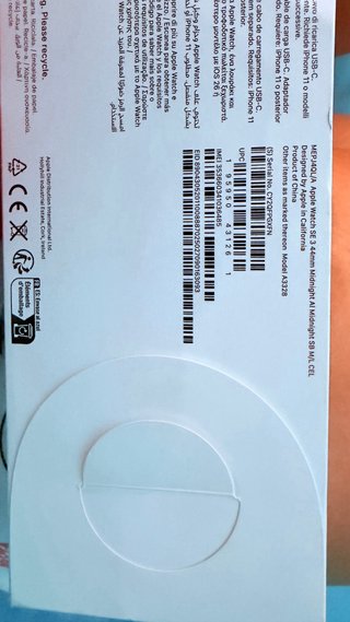 Apple Watch SE 44mm GPS + Cellular Gris Espacial