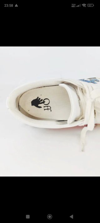 Zapatillas Off-White Vulcanizado Talla 45