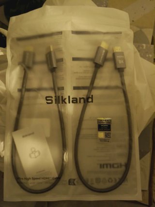 2 Cables HDMI Silkland 8K Ultra High Speed