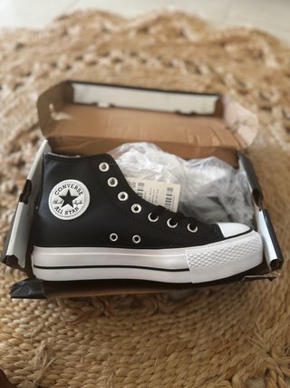 Converse Chuck Taylor Plataforma Negras
