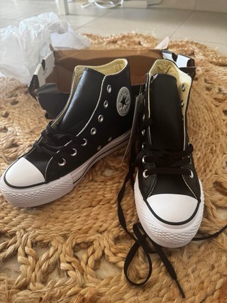 Converse Chuck Taylor Plataforma Negras