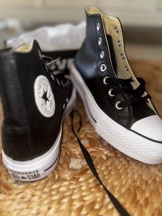 Converse Chuck Taylor Plataforma Negras