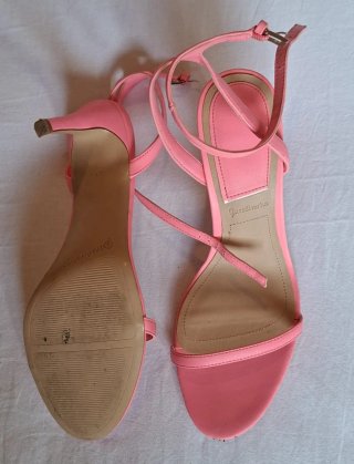Sandalias Stradivarius Rosa Talla 41