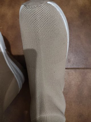Zapatilla plataforma beige talla 36