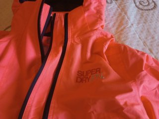 Cortavientos Superdry Naranja Nuevo