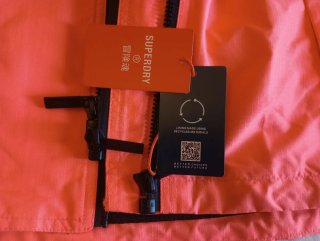 Cortavientos Superdry Naranja Nuevo