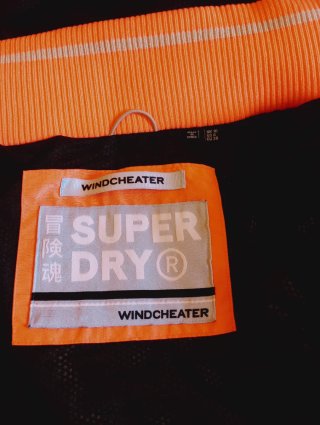 Cortavientos Superdry Naranja Nuevo