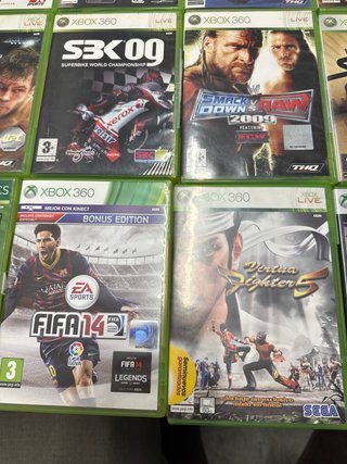 Pack 2 Mandos Xbox 360 + 16 Juegos