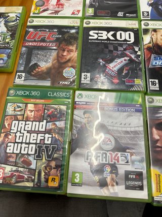Pack 2 Mandos Xbox 360 + 16 Juegos