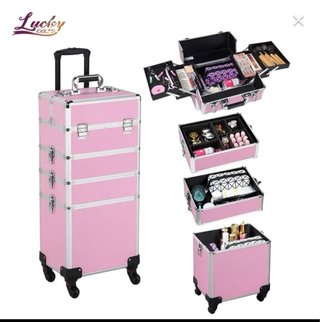 Maleta de maquillaje Lucky Case rosa