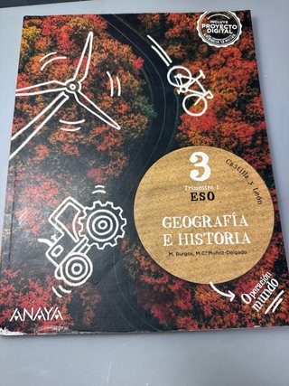 Libro geografía e historia 3 eso anaya
