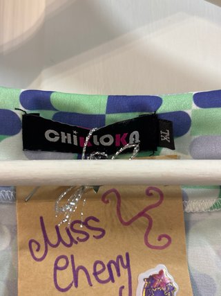 Vestido Chikloka Retro Talla XL Estampado