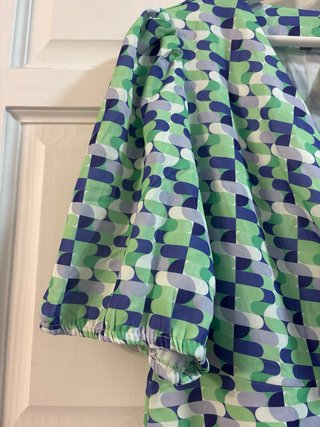 Vestido Chikloka Retro Talla XL Estampado