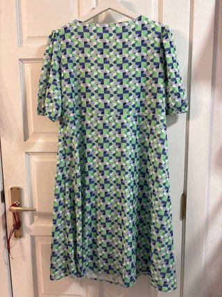Vestido Chikloka Retro Talla XL Estampado