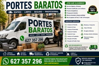 PORTES BARATOS | MUDANZAS Y VACIADOS