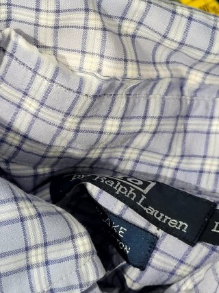 Camisa Polo Ralph Lauren cuadros azul Talla L