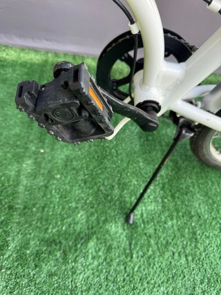 Bicicleta Aluminio Plegable Blanca