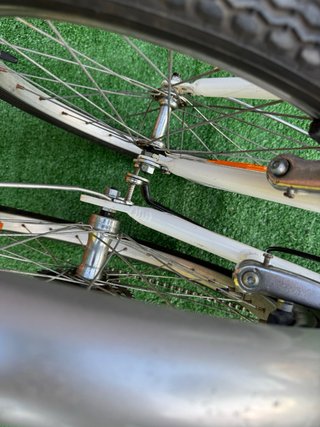 Bicicleta Aluminio Plegable Blanca