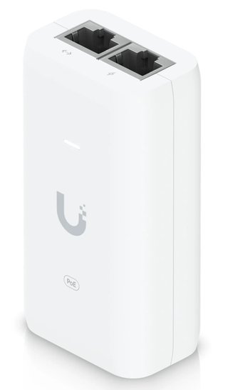 Inyector PoE Gigabit Ubiquiti U-POE-AF 48V