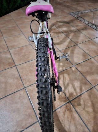 Bicicleta Infantil Rosa y Blanca