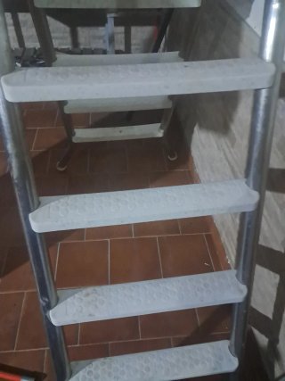Piscina desmontable octogonal seminueva