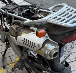 Tubo de escape moto