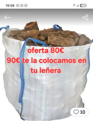 Venta de  Leña para estufas,chimenea